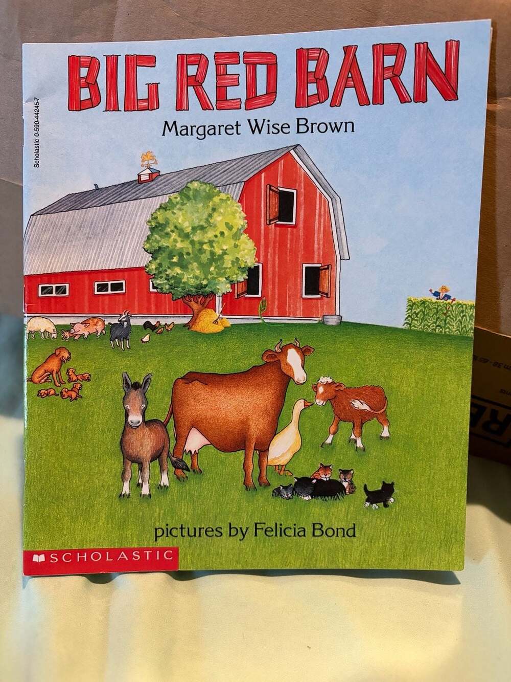 Big Red Barn by Margaret Wise Brown Paperback Children's Book Scholastic